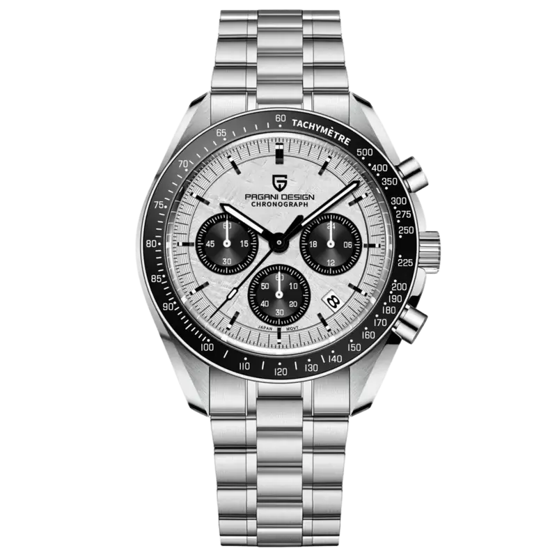 Pagani Design PD-1701 White Chronograph Erkek Kol Saati