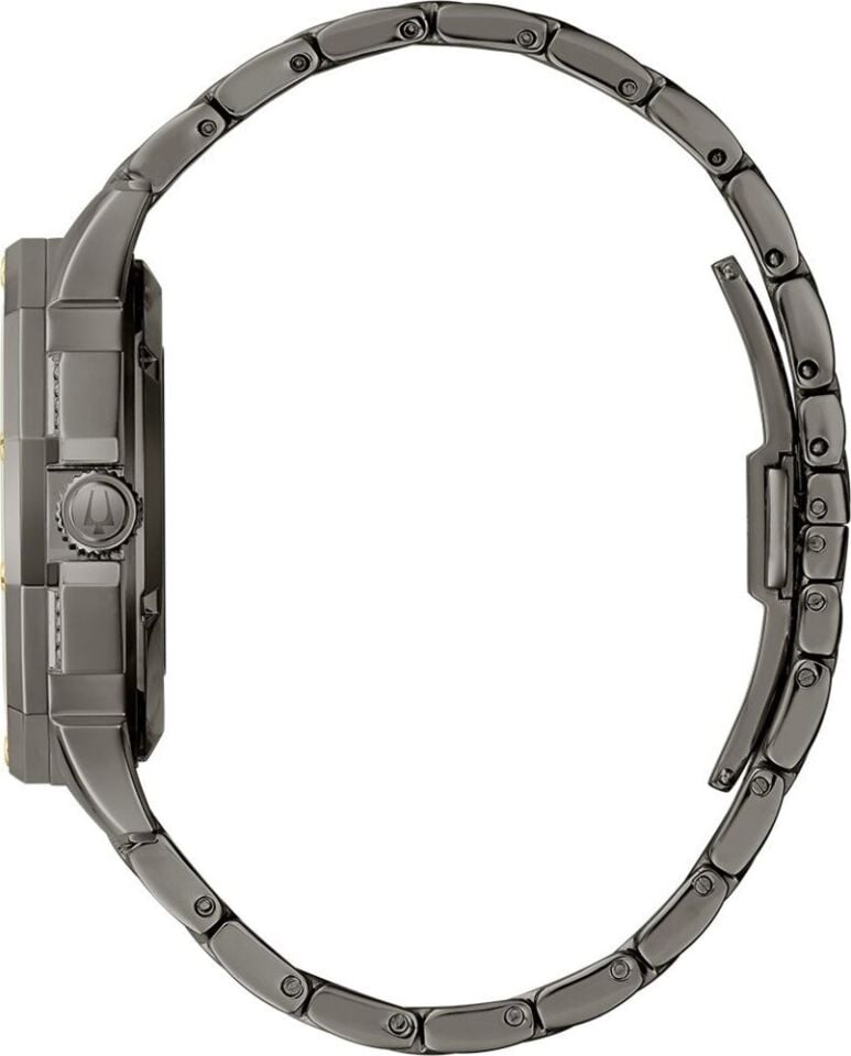 Bulova Octava Otomatik Crystal Gold Skeleton 98A293 Erkek Kol Saati