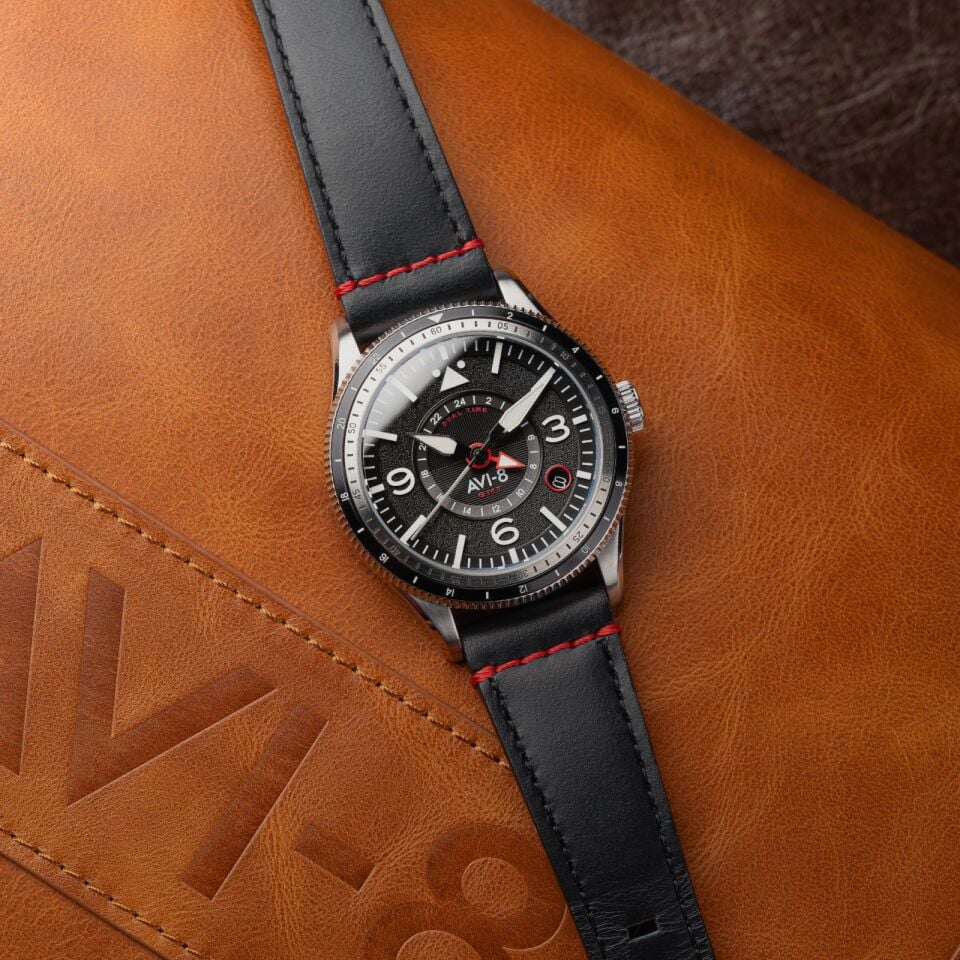 AVI-8 Flyboy Airmaster GMT AV-4128-01 Otomatik Erkek Kol Saati