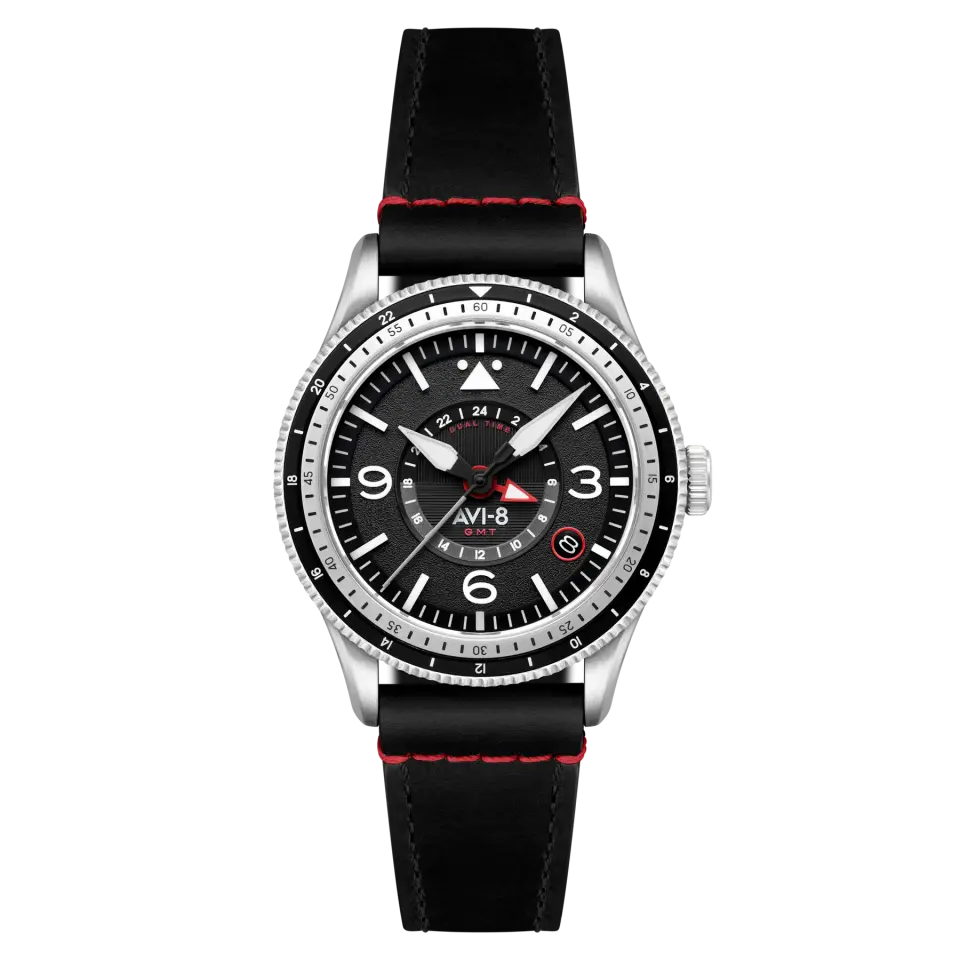 AVI-8 Flyboy Airmaster GMT AV-4128-01 Otomatik Erkek Kol Saati
