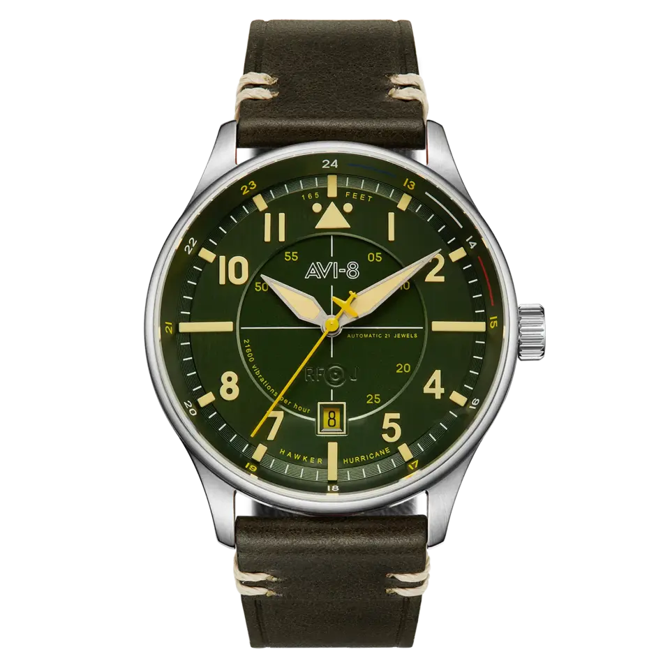 AVI-8 Hawker Hurricane Kent AV-4094-03 Otomatik Erkek Kol Saati