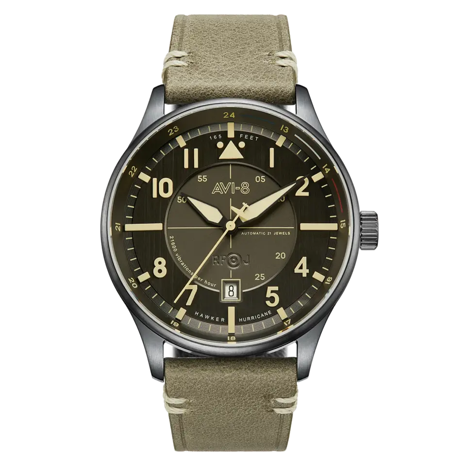 AVI-8 Hawker Hurricane Kent AV-4094-04 Otomatik Erkek Kol Saati