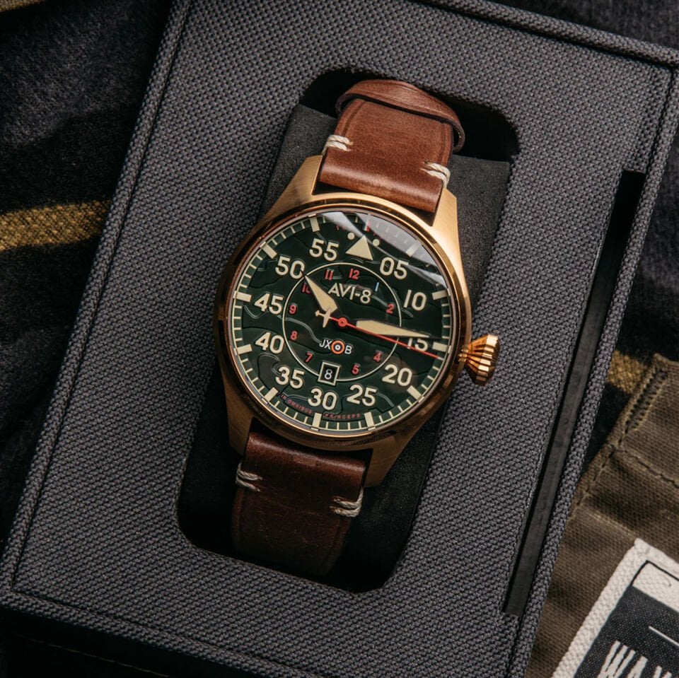 AVI-8 Hawker Hurricane Clowes AV-4097-04 Otomatik Erkek Kol Saati