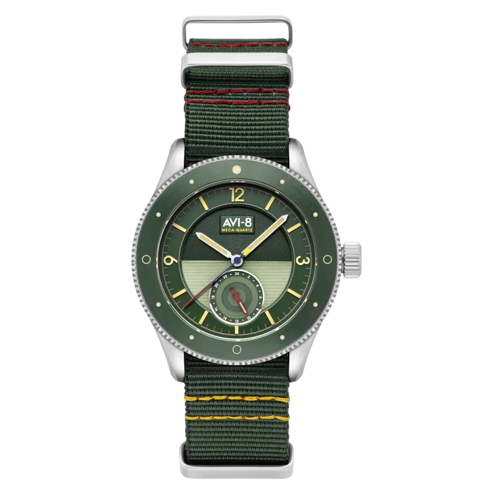 AVI-8 Flyboy Airmaster Sector Meca-Quartz AV-4112-02 Erkek Kol Saati