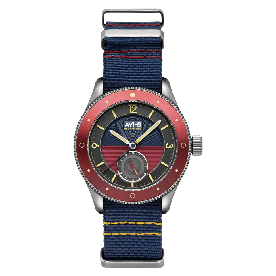 AVI-8 Flyboy Airmaster Sector Meca-Quartz AV-4112-04 Erkek Kol Saati