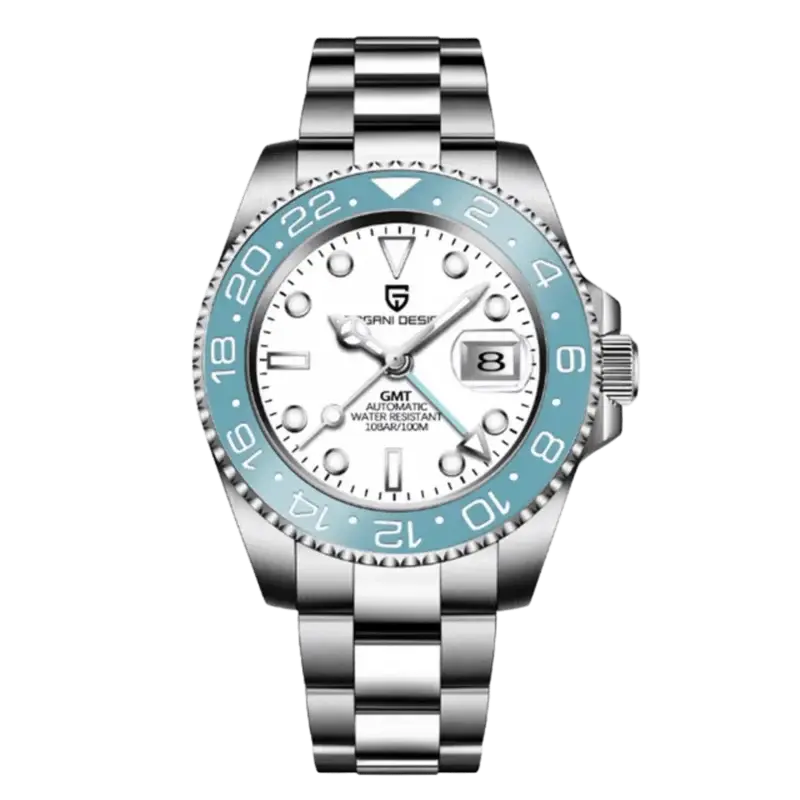Pagani Design PD-1662 GMT Sky Blue Otomatik Erkek Kol Saati