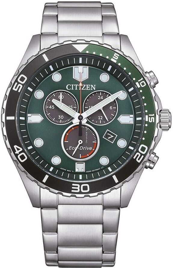 Citizen Eco-Drive Chronograph AT2561-81X Erkek Kol Saati