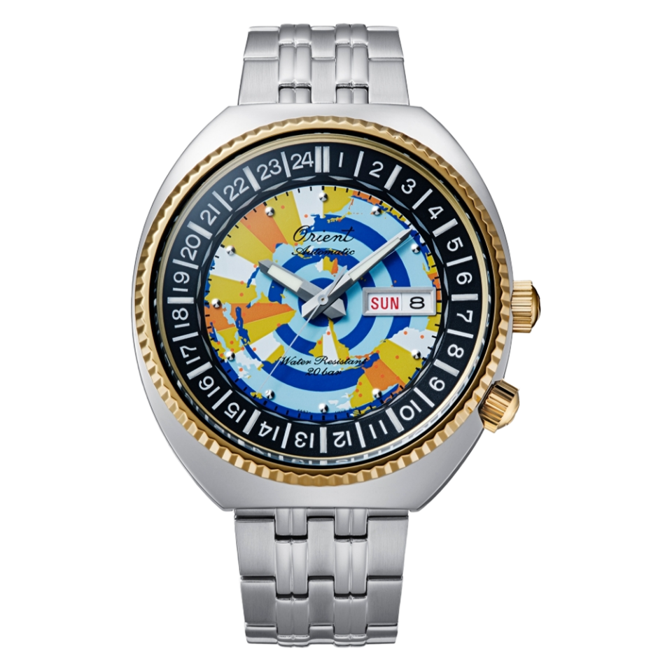 Orient World Map RA-AA0E08Y39B Limited Edition Otomatik Erkek Kol Saati