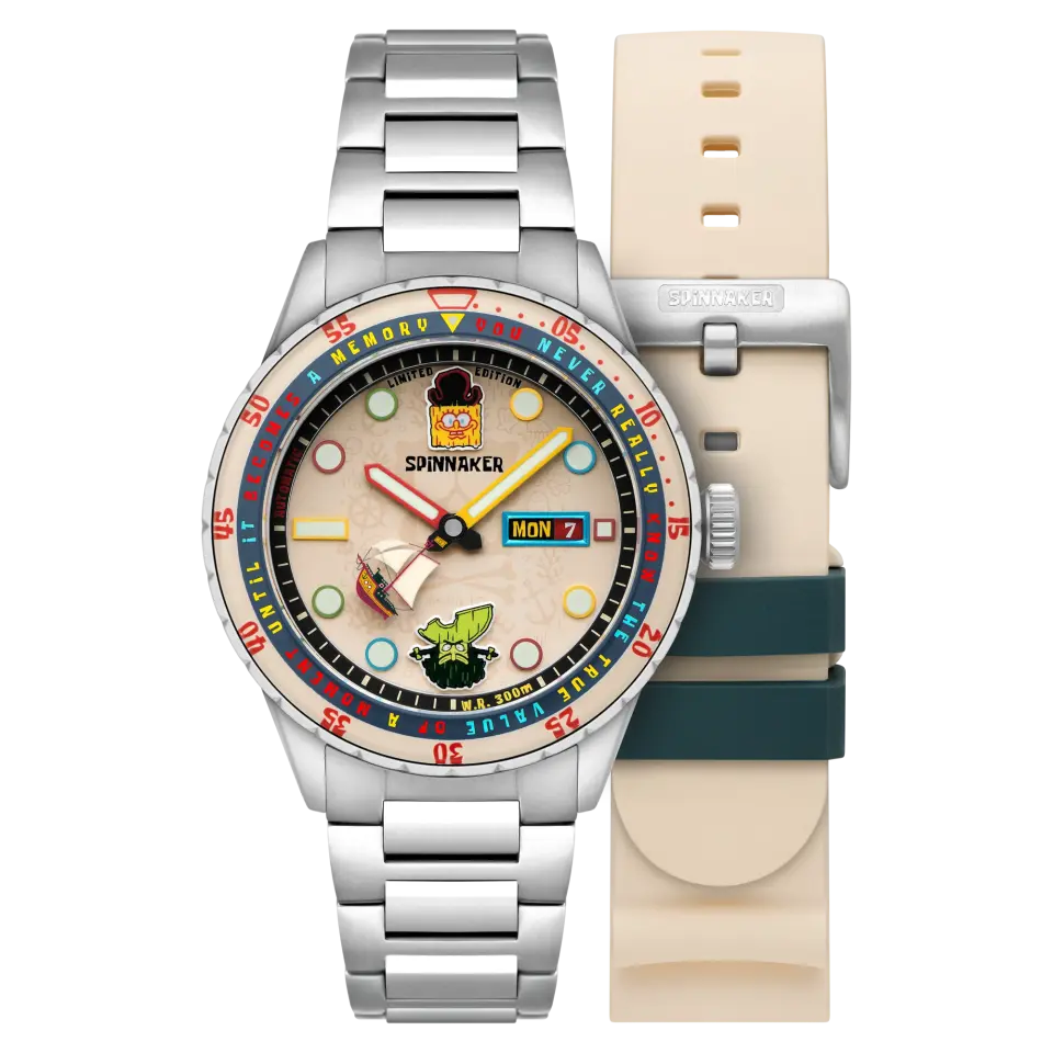 Spinnaker Hass Spongebob Search For Squarepants Limited Edition SP-5171-11 Otomatik Erkek Kol Saati