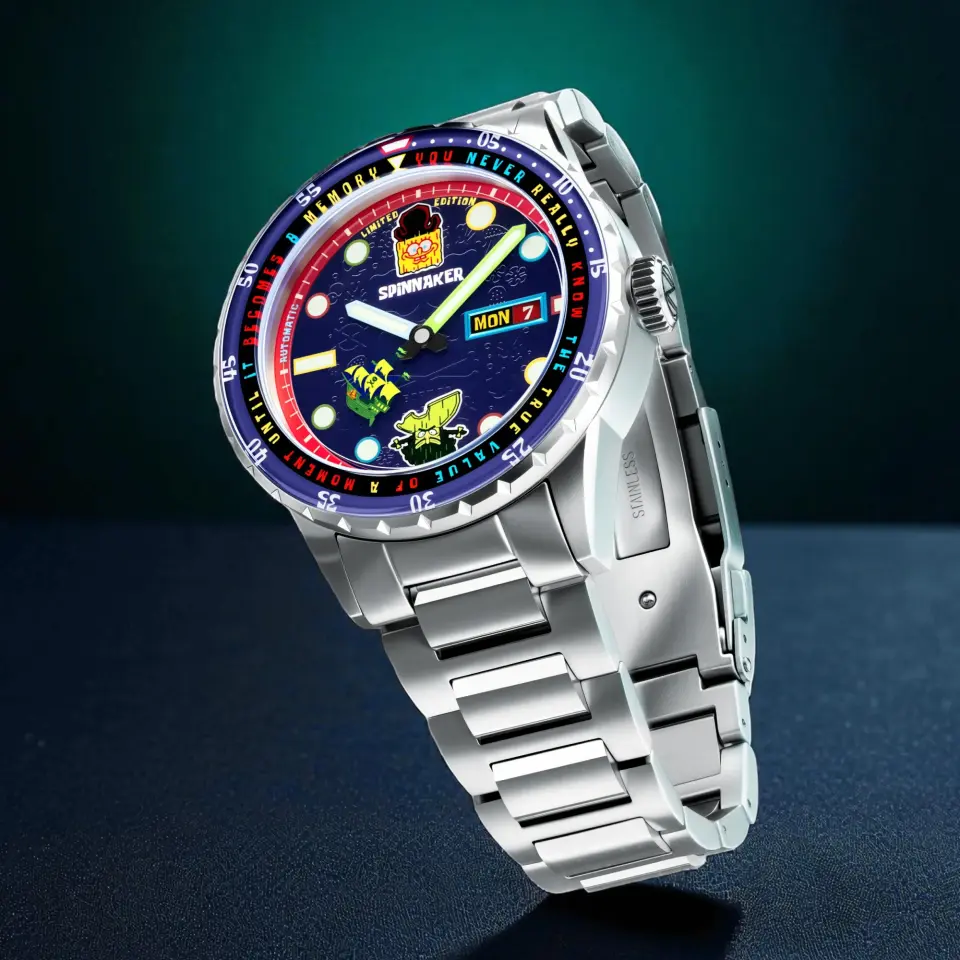 Spinnaker Hass Spongebob Search For Squarepants Limited Edition SP-5171-22 Otomatik Erkek Kol Saati