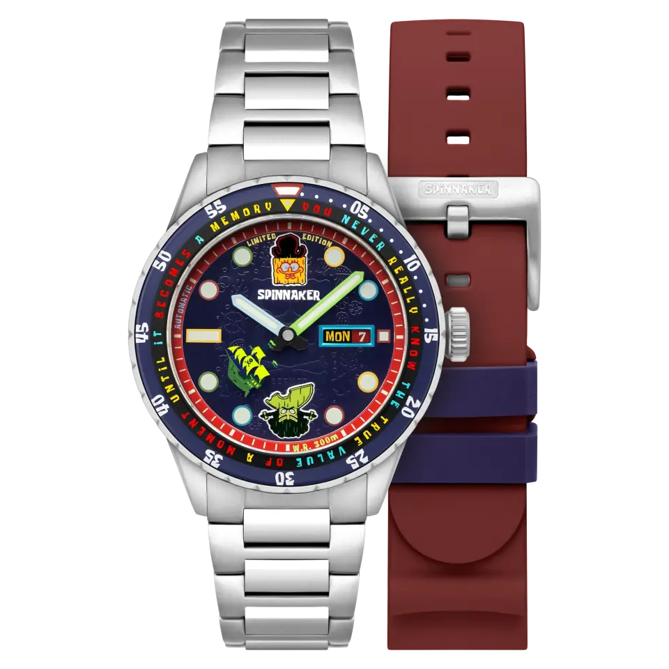 Spinnaker Hass Spongebob Search For Squarepants Limited Edition SP-5171-22 Otomatik Erkek Kol Saati