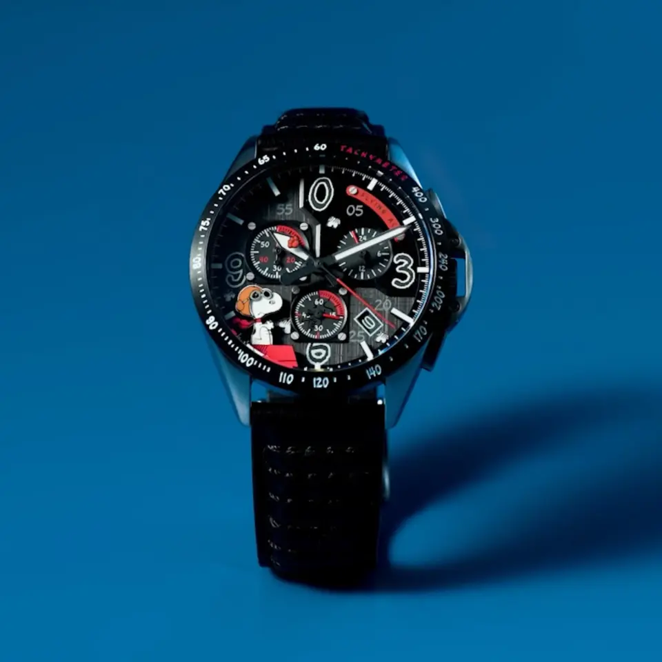 AVI-8 P-51 Mustang Blakeslee Chronograph Peanuts Snoopy Flying Ace Limited Edition AV-4140-01 Erkek Kol Saati