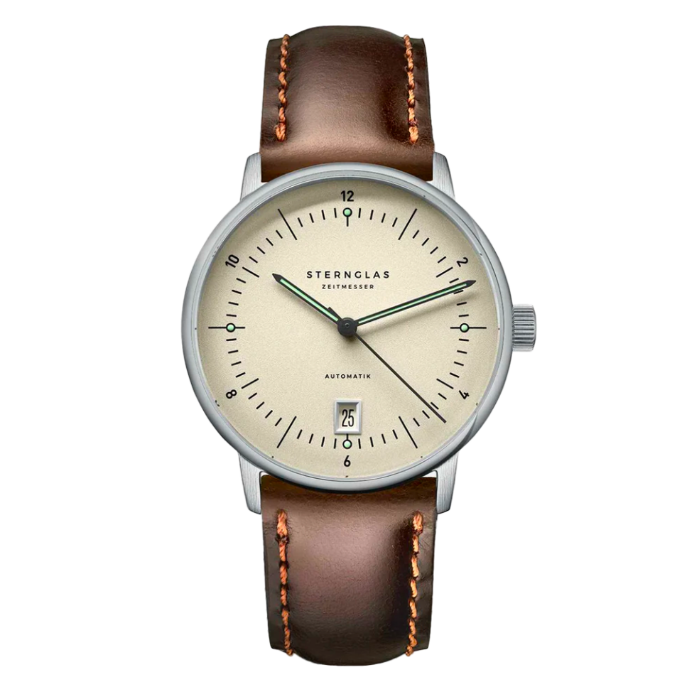 Sternglas Naos Pro Alabaster S02-NP26-BR03 Otomatik Erkek Kol Saati