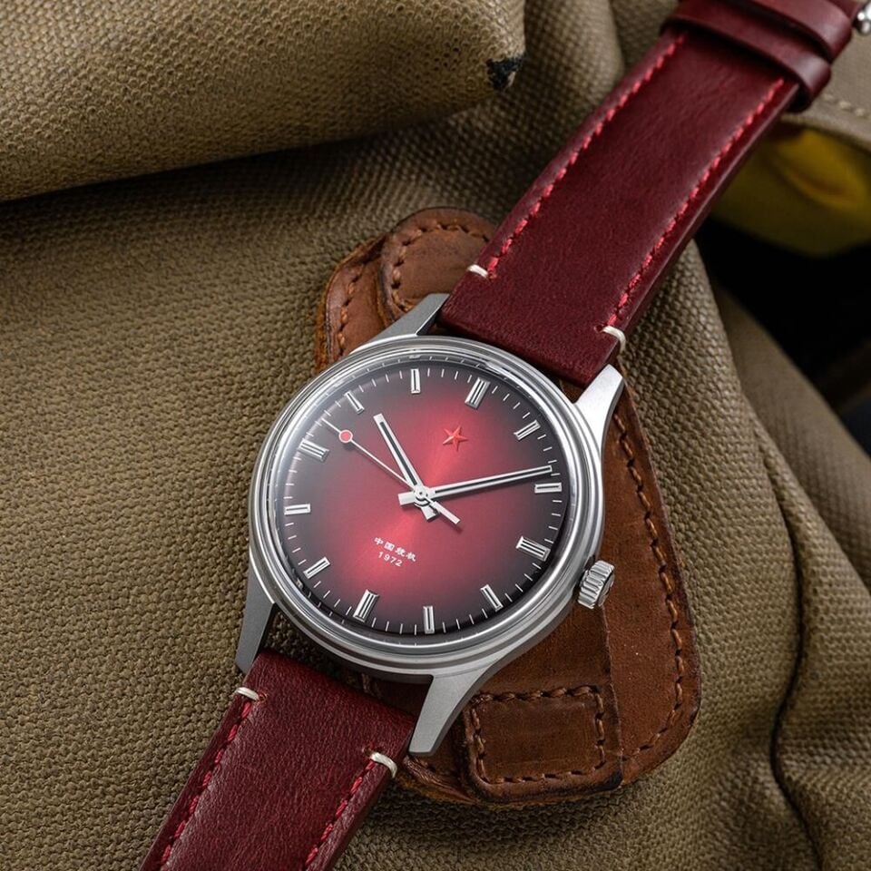 Red Star 8598G-D Kurmalı (Seagull ST19 Mekanizmalı) Erkek Kol Saati