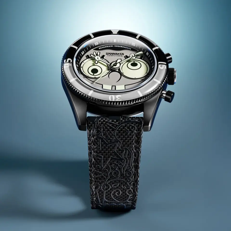Spinnaker Fleuss Mechanical Chronograph SP-5153-02 SpongeBob SquarePants Eyedial Limited Edition Erkek Kol Saati