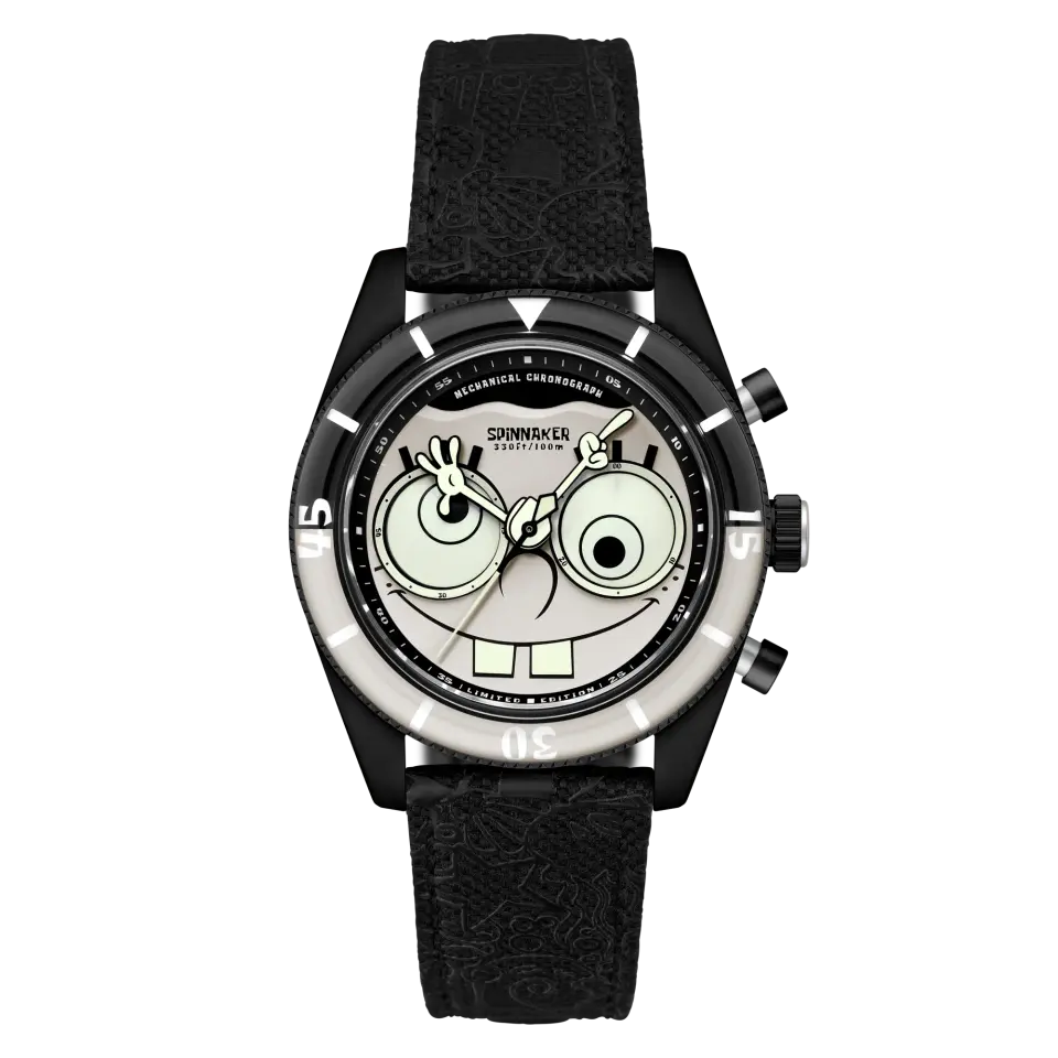 Spinnaker Fleuss Mechanical Chronograph SP-5153-02 SpongeBob SquarePants Eyedial Limited Edition Erkek Kol Saati