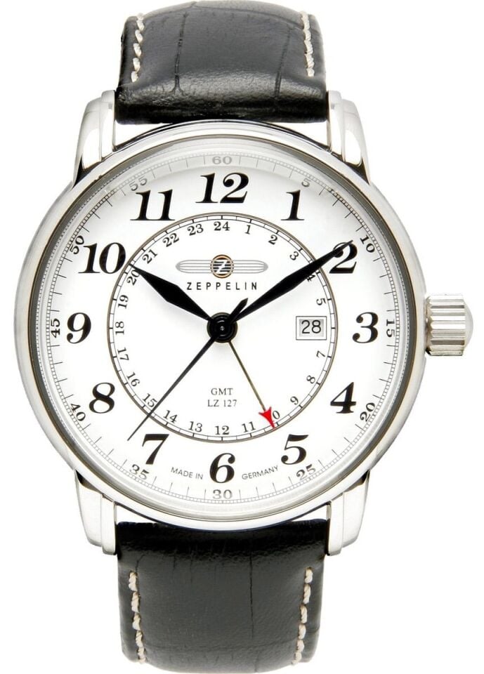Zeppelin 7642-1 LZ127 Graf Gmt Erkek Kol Saati