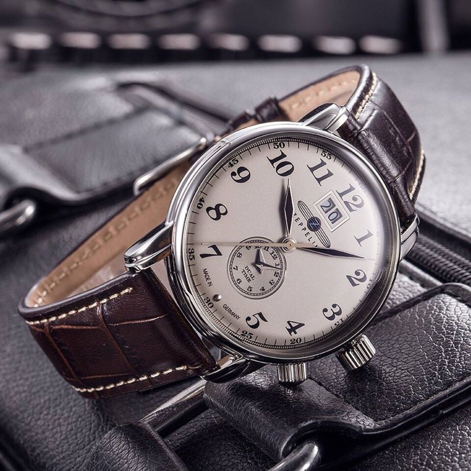 Zeppelin 7644-5 Graf Zeppelin Dual Time Erkek Kol Saati