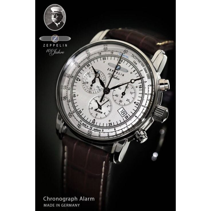 Zeppelin 7680-1 100 Years Alarm Chronograph Erkek Kol Saati