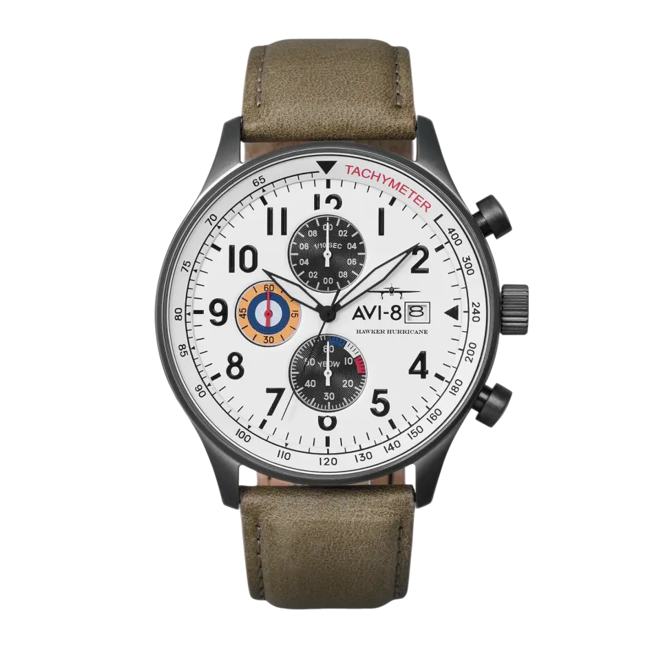 AVI-8 Hawker Hurricane Classic Chronograph AV-4011-0B Erkek Kol Saati