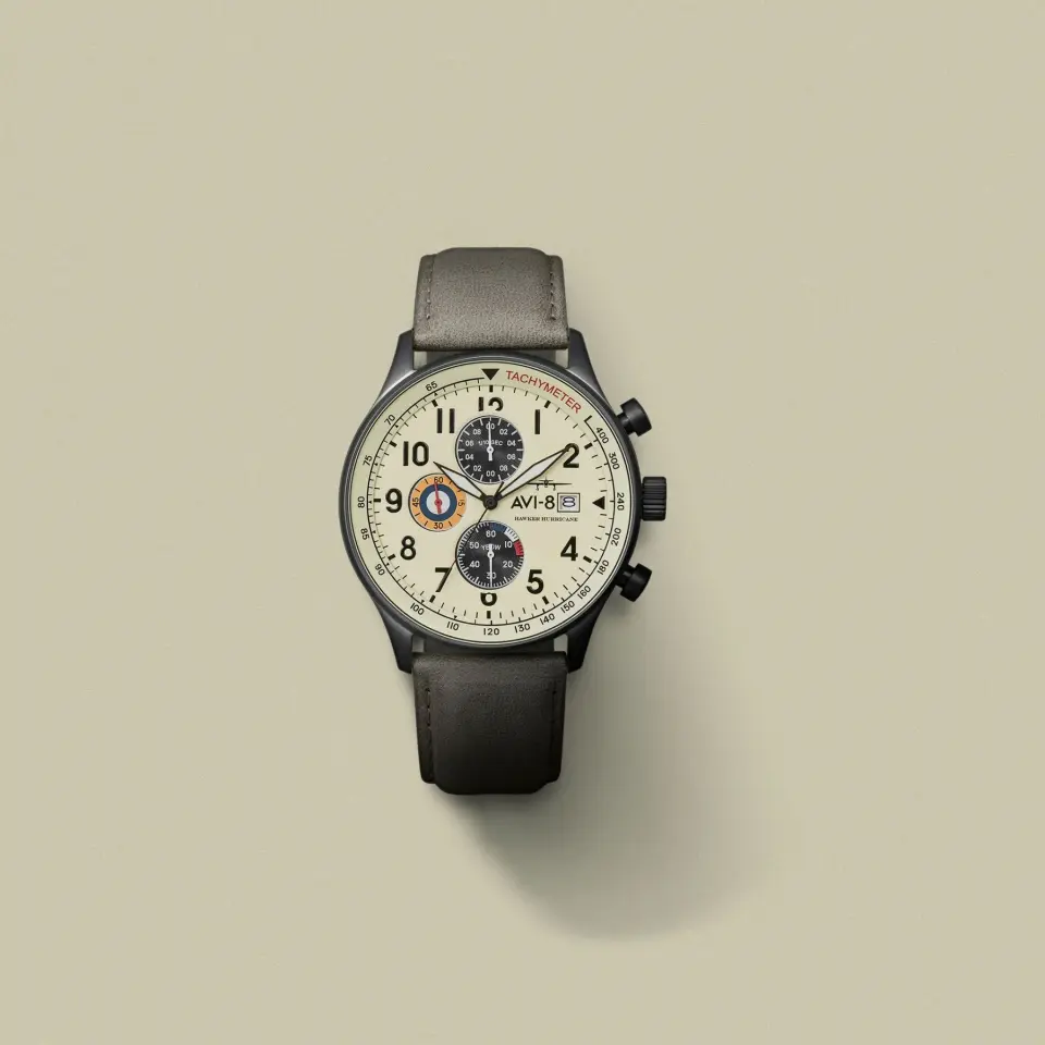 AVI-8 Hawker Hurricane Classic Chronograph AV-4011-0C Erkek Kol Saati
