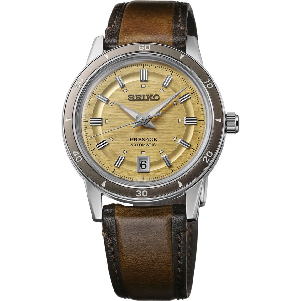 Seiko Presage Style60s Golden Yellow SRPL75J1 Erkek Kol Saati