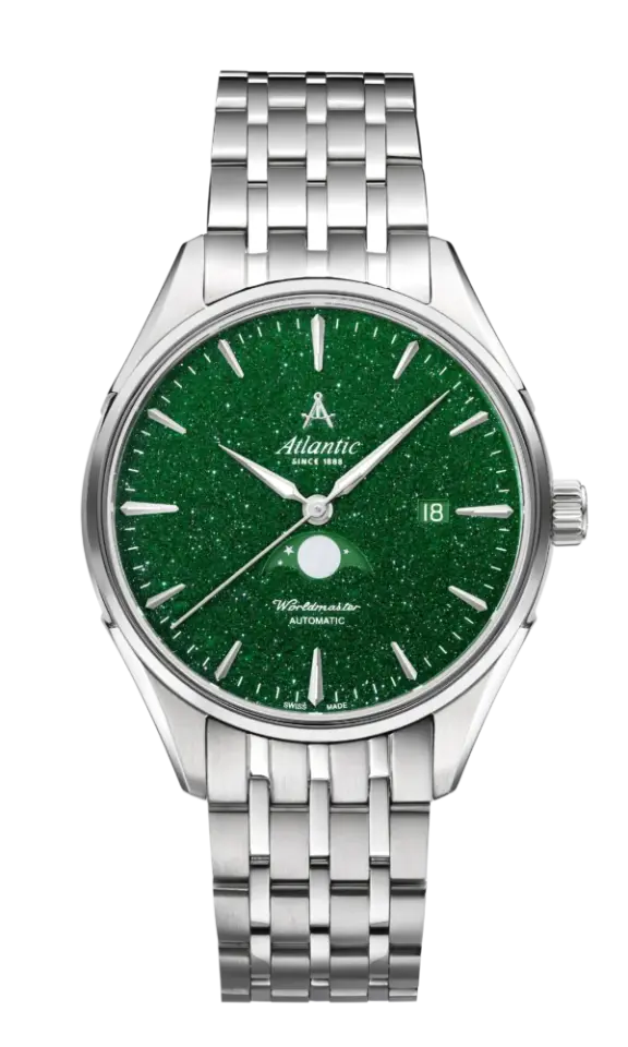 Atlantic Worldmaster Moonphase Green Aventurine 52788.41.71 Otomatik Erkek Kol Saati