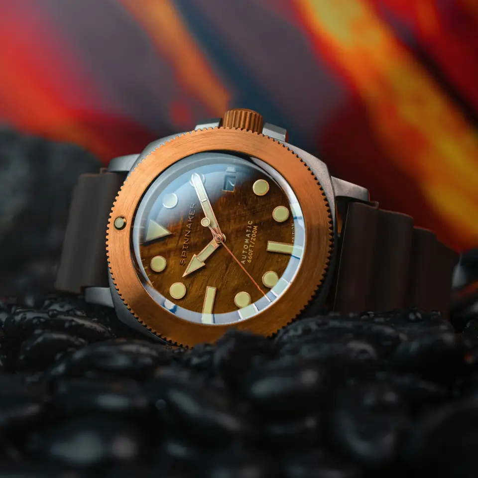 Spinnaker Hull SP-5145-01 Titanium Bronze Lapidary Limited Edition Otomatik Erkek Kol Saati