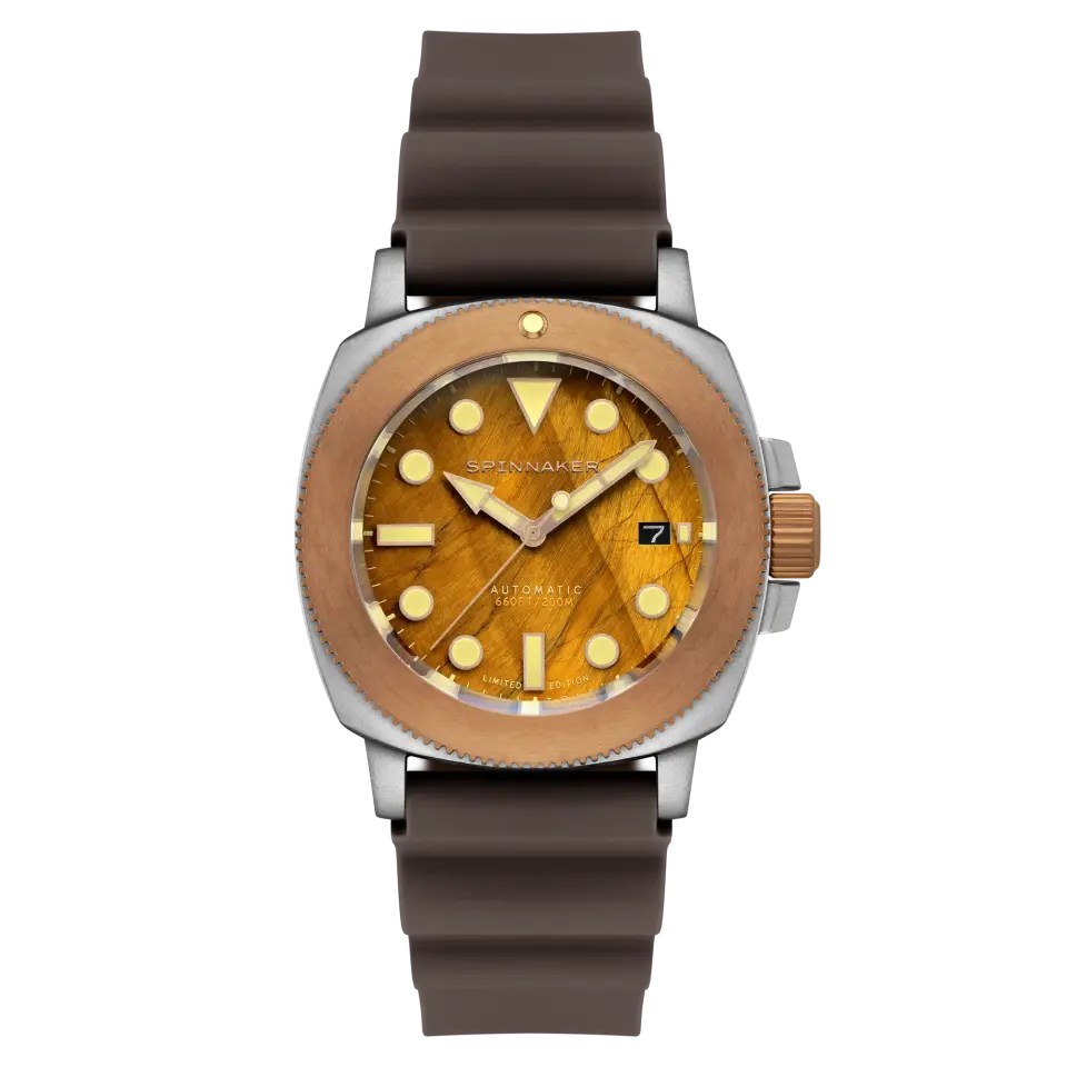 Spinnaker Hull SP-5145-01 Titanium Bronze Lapidary Limited Edition Otomatik Erkek Kol Saati
