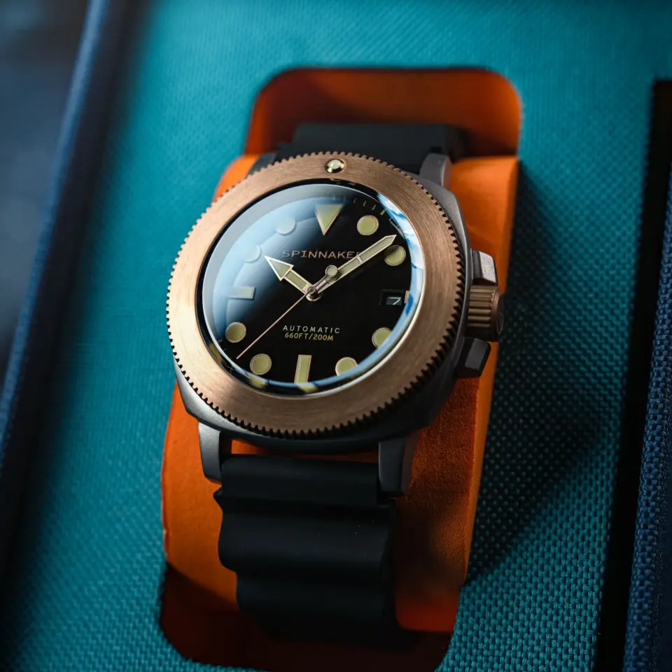 Spinnaker Hull SP-5145-03 Titanium Bronze Lapidary Limited Edition Otomatik Erkek Kol Saati