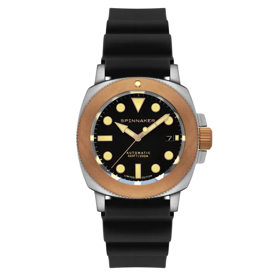 Spinnaker Hull SP-5145-03 Titanium Bronze Lapidary Limited Edition Otomatik Erkek Kol Saati