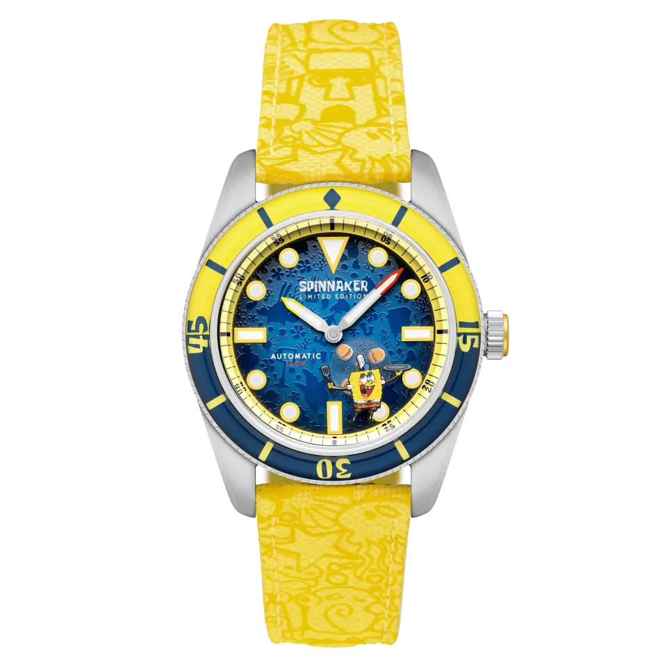 Spinnaker Fleuss SP-5160-01 SpongeBob SquarePants Frenemies Limited Edition Otomatik Erkek Kol Saati
