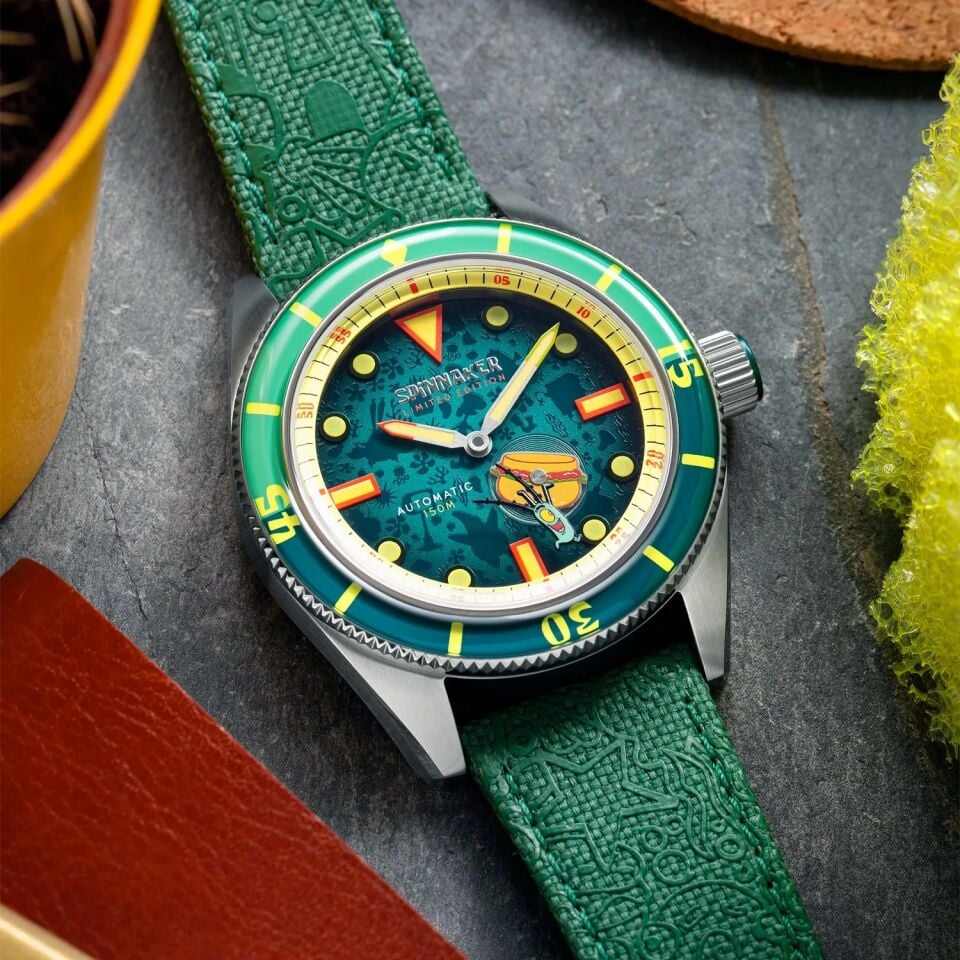 Spinnaker Fleuss SP-5160-02 SpongeBob SquarePants Frenemies Limited Edition Otomatik Erkek Kol Saati