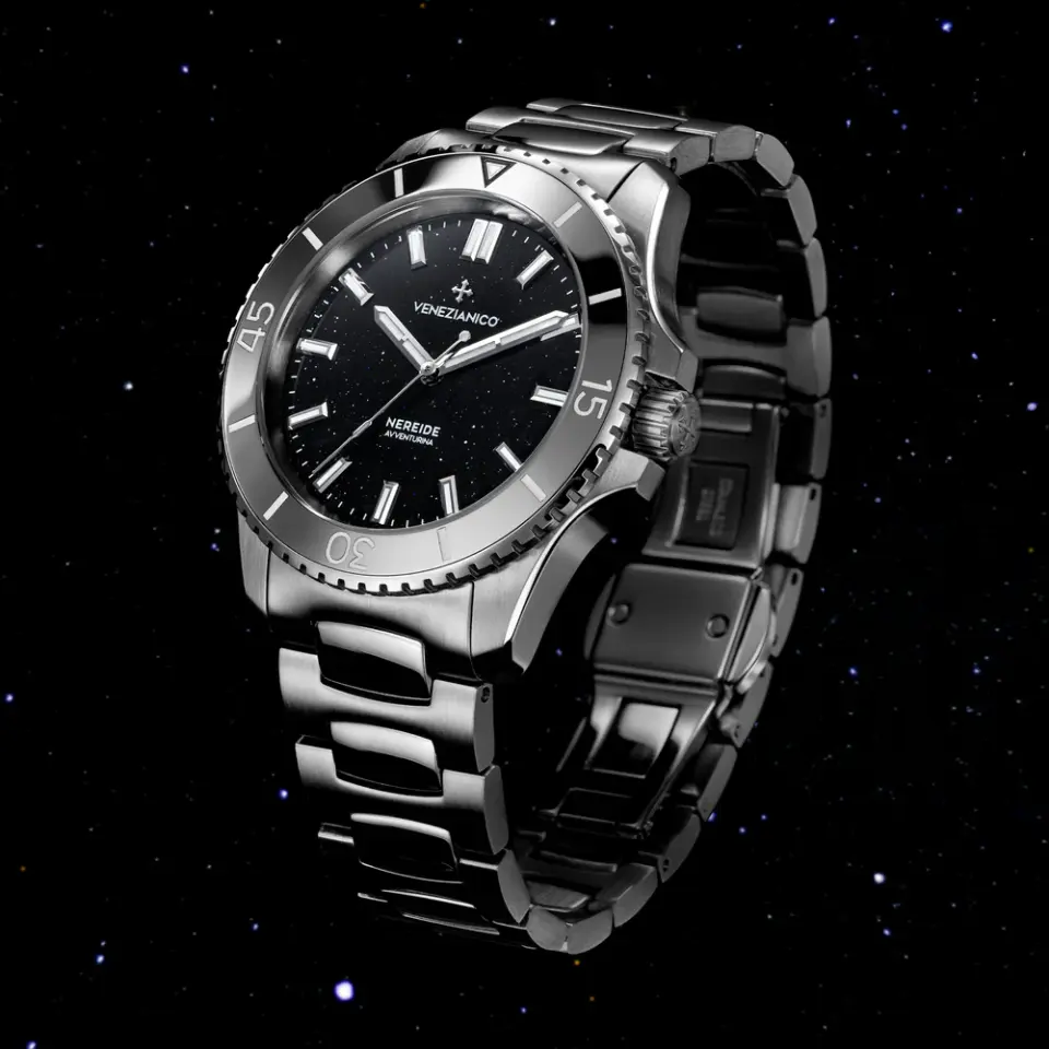 Venezianico Nereide Avventurina Nera - 3121550C Otomatik Erkek Kol Saati