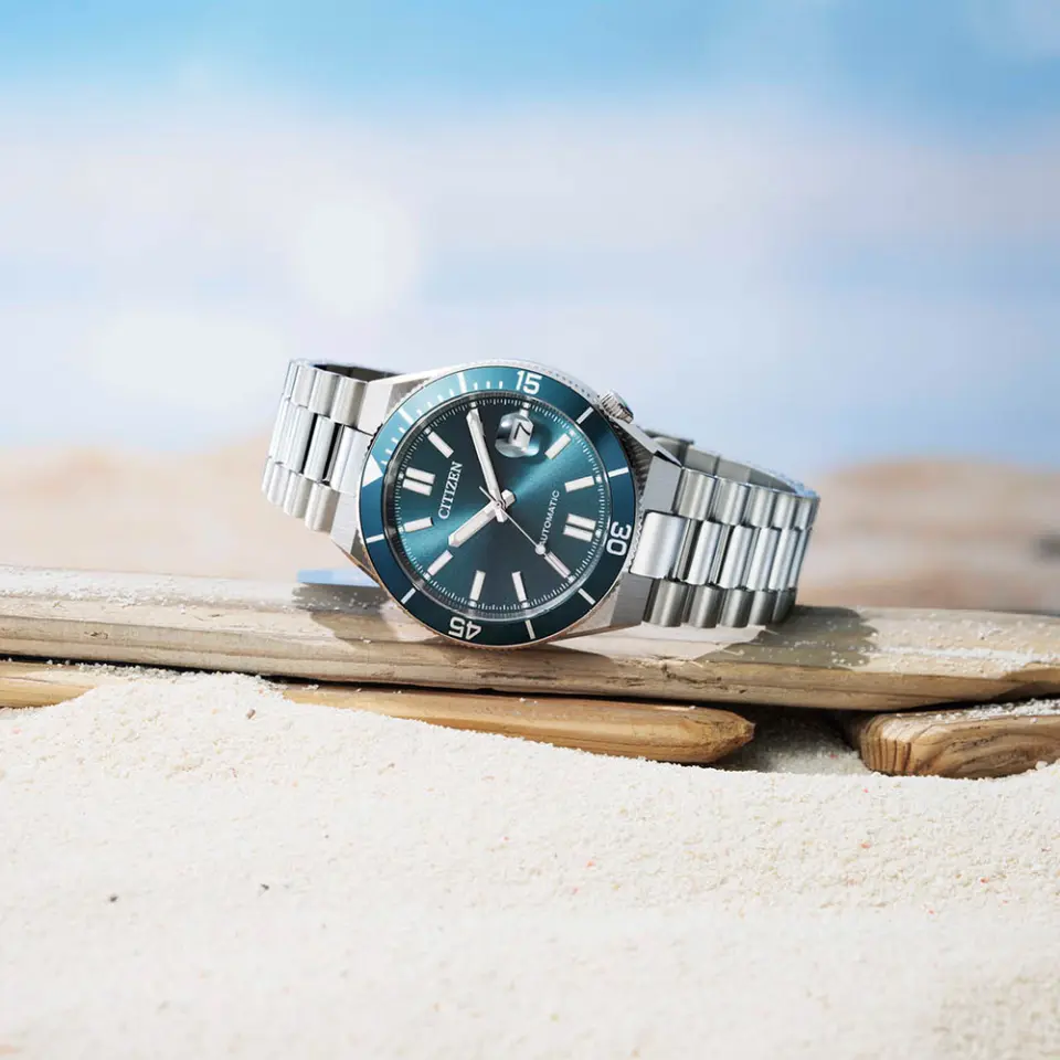 Citizen Tsuyosa Shore Petrol Blue NJ0231-56L Otomatik Erkek Kol Saati