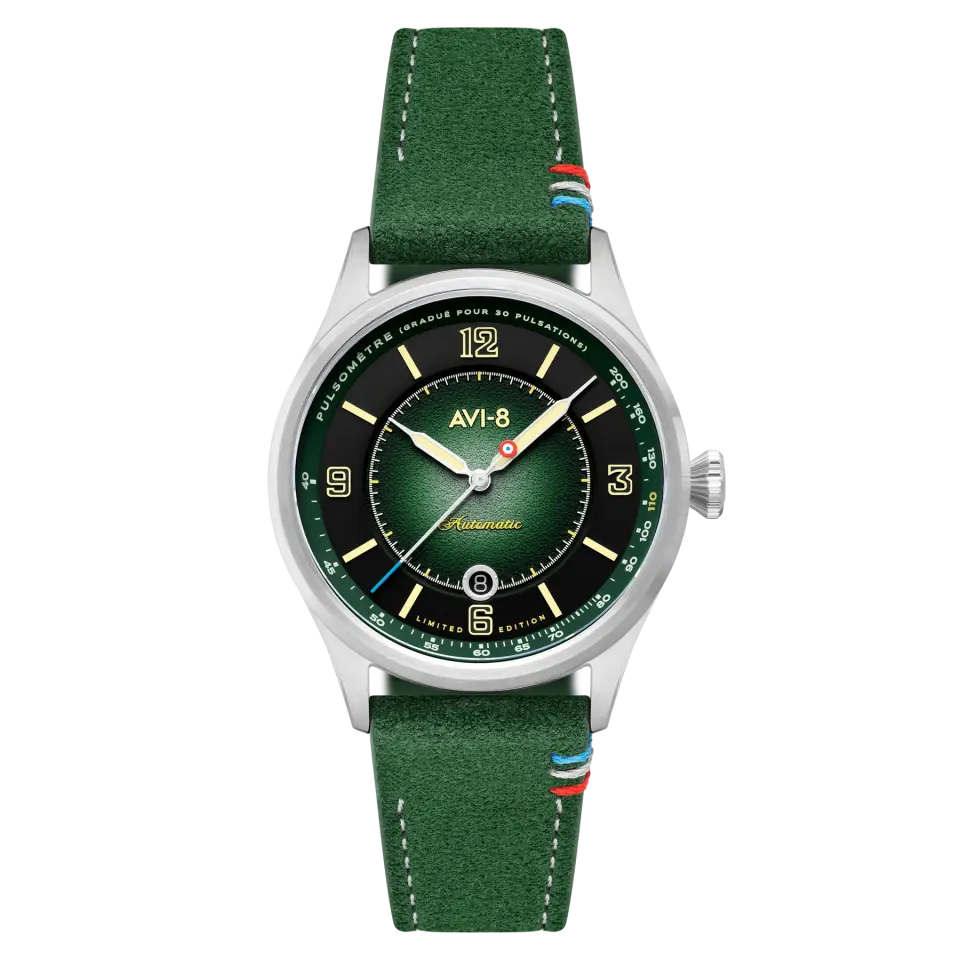 AVI-8 Flyboy AV-4153-01 Lafayette 110th Anniversary Limited Edition Otomatik Erkek Kol Saati