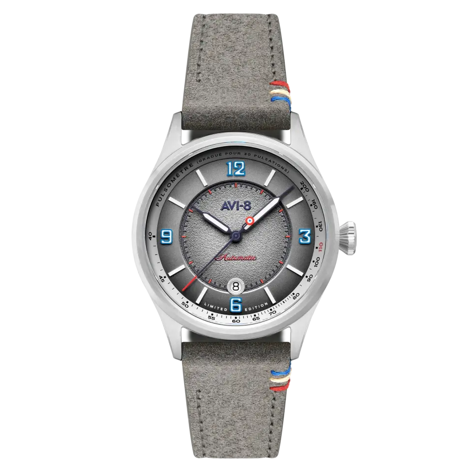 AVI-8 Flyboy AV-4153-03 Lafayette 110th Anniversary Limited Edition Otomatik Erkek Kol Saati