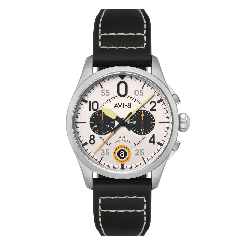AVI-8 Spitfire AV-4089-0B Lock Chronograph Imperial War Museums Edition Erkek Kol Saati