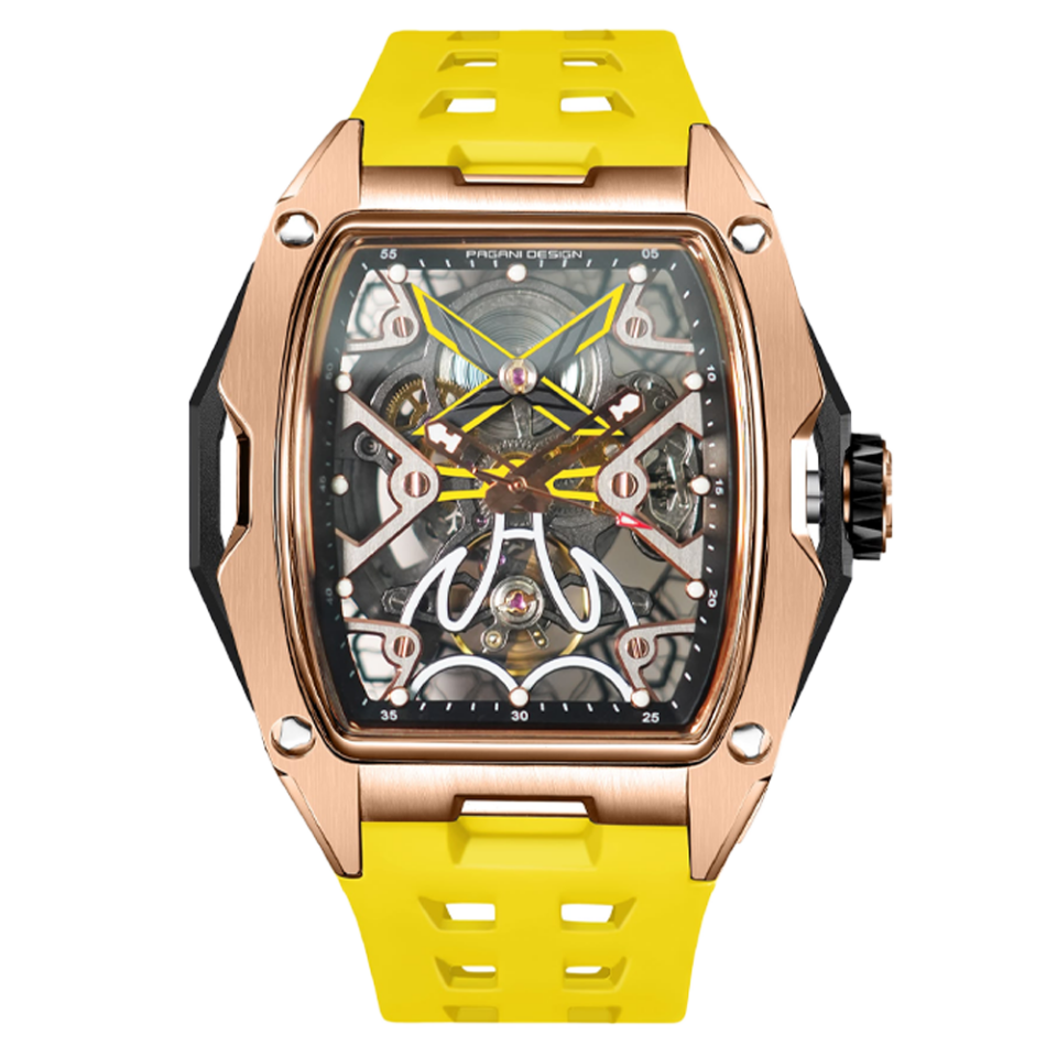 Pagani Design PD-3871 Yellow Rose Gold Otomatik Erkek Kol Saati