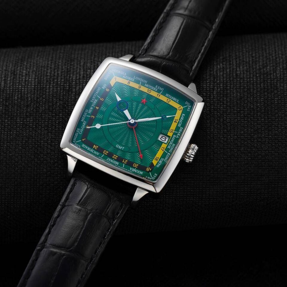 Red Star 7691G-A Otomatik (Seiko NH34 GMT Mekanizmalı) Erkek Kol Saati