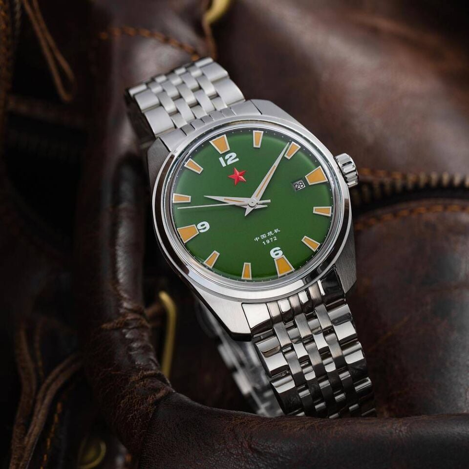 Red Star 8827G-C Kurmalı (TONJI-8215 Mekanizmalı) Erkek Kol Saati