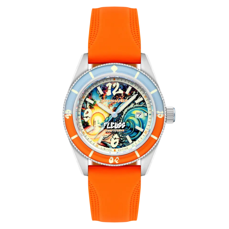 Spinnaker Fleuss SP-5180-01 Drew Brophy Surfer's Journey Limited Edition Otomatik Erkek Kol Saati
