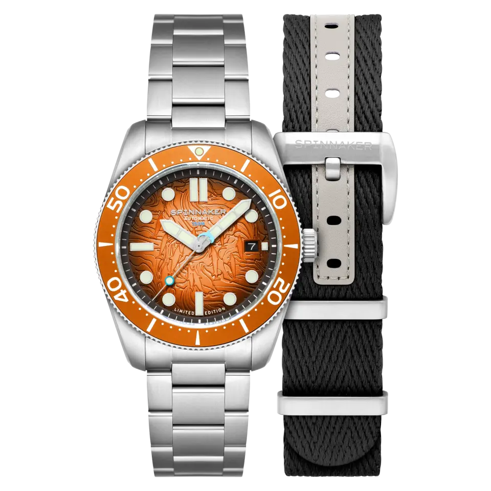 Spinnaker Croft Mid-Size SP-5177-33 Dolphin Project Limited Edition Otomatik Erkek Kol Saati