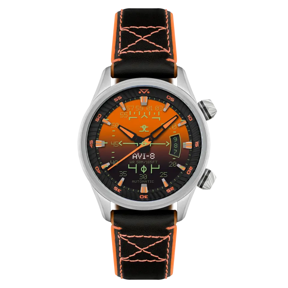 AVI-8 Hawker Harrier HUD AV-4117-03 Otomatik Erkek Kol Saati