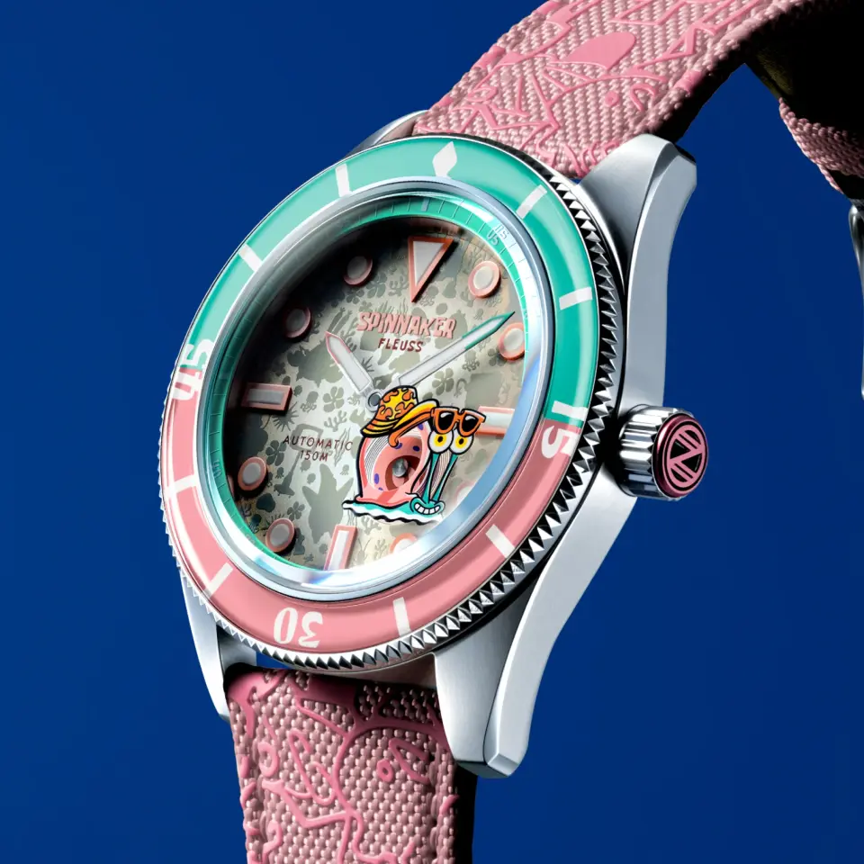 Spinnaker Fleuss SP-5160-04 SpongeBob SquarePants Shell Mates Limited Edition Otomatik Erkek Kol Saati