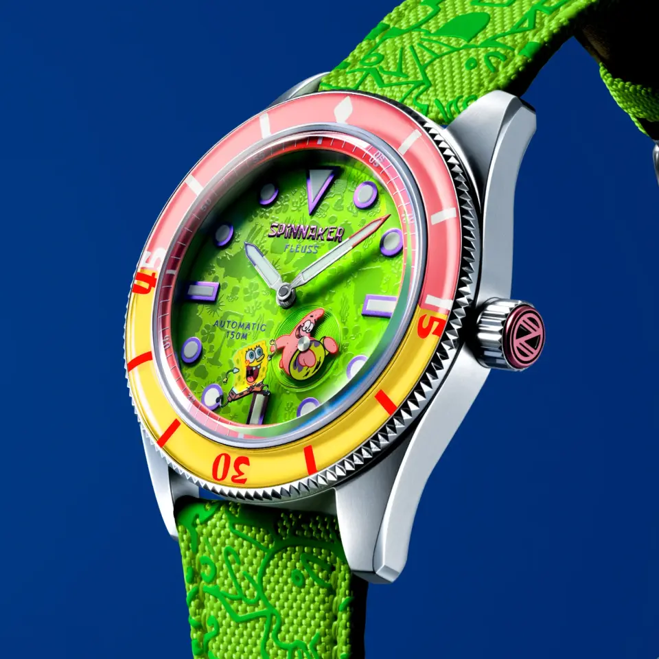 Spinnaker Fleuss SP-5160-06 SpongeBob SquarePants Shell Mates Limited Edition Otomatik Erkek Kol Saati