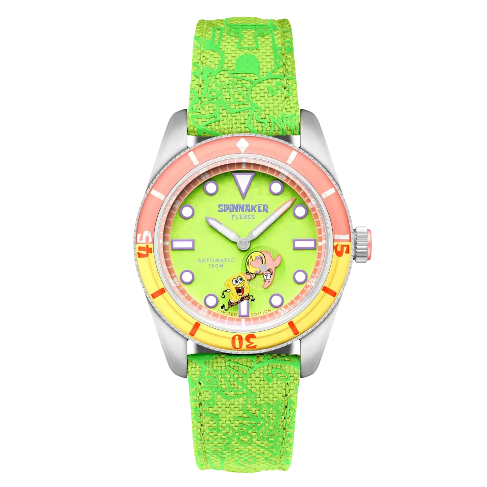 Spinnaker Fleuss SP-5160-06 SpongeBob SquarePants Shell Mates Limited Edition Otomatik Erkek Kol Saati