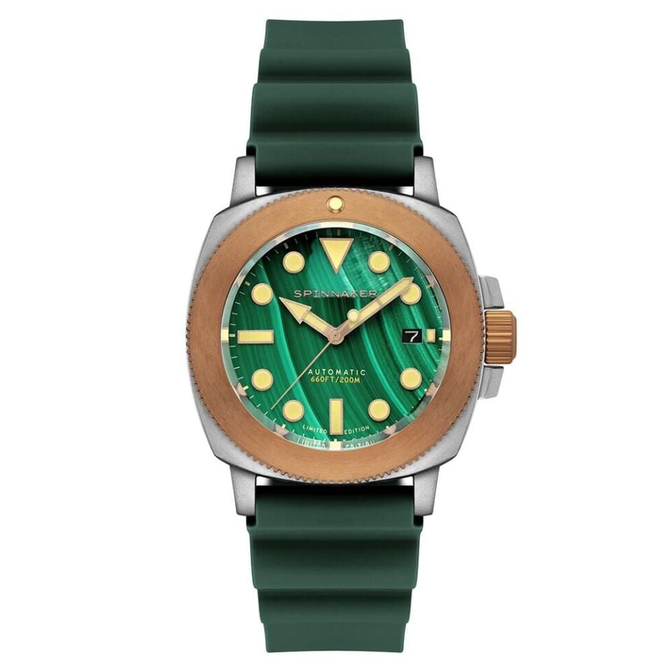 Spinnaker HULL TITANIUM BRONZE Otomatik Lapidary Limited Edition SP-5145-02 (Seiko NH35 Mekanizmalı) Erkek Kol Saati
