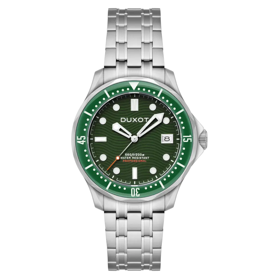 Duxot Henri Diver Elite Green DX-2060-33 Otomatik Erkek Kol Saati