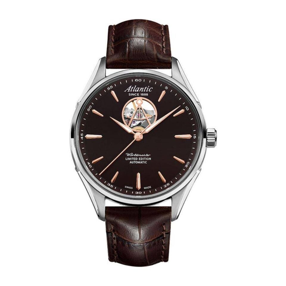 Atlantic WORLDMASTER 1888 OPEN HEART LIMITED EDITION 52780.41.81R Otomatik (Sellita SW200-1/OH Mekanizmalı) Erkek Kol Saati